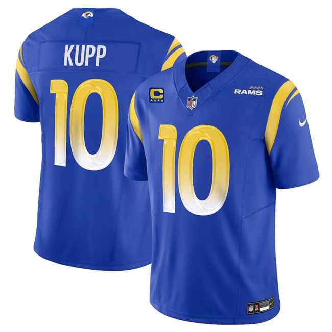 Men & Women & Youth Los Angeles Rams #10 Cooper Kupp Royal 2024 F.U.S.E With 4-Star C Patch Vapor Limited Stitched Jersey,We sell and wholesale Men & Women & Youth Los Angeles Rams #10 Cooper Kupp Royal 2024 F.U.S.E With 4-Star C Patch Vapor Limited Stitched Jersey on line form chian!